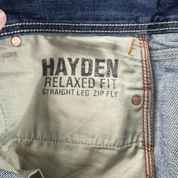 Ralph Lauren Polo Jeans Mens 38x32 (36x30) Hayden Relaxed Fit Straight Faded - Picture 11 of 14